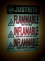 Danger of fire, do not approach fire