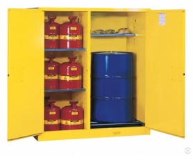 Safe, dual-purpose, self-closing, 435 L cabinet