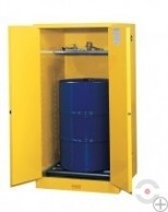 Safe cabinet for 1x200 L for barrel with combustible materials