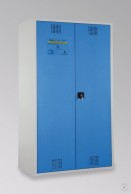 Safe cabinet 1950x950x500mm, 2x60L for barrels with toxic materials