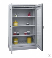 Gray, 30 min fire resistant, two door cabinet 30-1200 GL