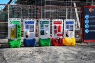 Stationary-mobile containers