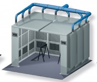 ECOBOX-suvirinimo patalpų pertvaros su stogu