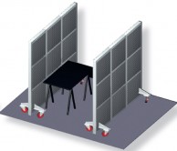 ECOBOX-mobilios suvirinimo patalpų pertvaros