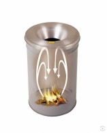 Steel ashtray CEASE FIRE 17 L-2