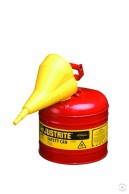 4,0 L container with funnel, red
