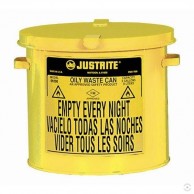 1,7 L saugus plieninis, geltonas alyvos atliekų surinkimo indas