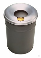 CEASE-FIRE - safe 45 l bin with steel lid for waste paper 2