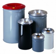 CEASE-FIRE - safe 45 l bin with steel lid for waste paper 5