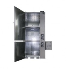 Vienos sekcijos 3 lygių šildymo kamera 12x200, 3x IBC