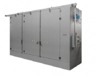 Vienos šildymo sekcijos, 2 lygių šildymo kamera 24x200 L, 6 x IBC
