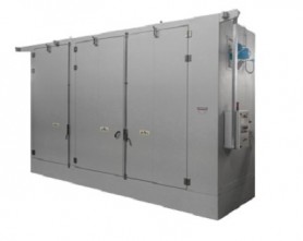 Vienos šildymo sekcijos, 2 lygių šildymo kamera 24x200 L, 6 x IBC