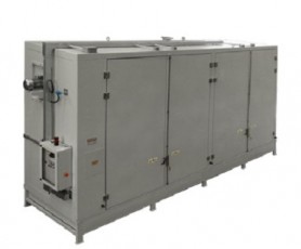 Vienos šildymo sekcijos, 2 lygių šildymo kamera 32x200 L, 8 x IBC