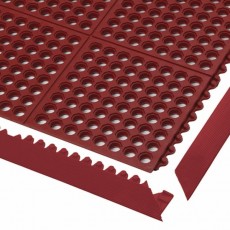 550RD CUSHION EASE RED kilimėliai maisto pramonei