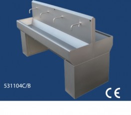 Higieniškos, laisvai pastatomos kriauklės 531101-106 A,B,C,D-W