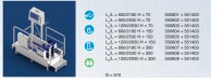 H tipo higienos šliuzas su avalynės 55080 ir rankų higienos 55140 įrenginiais