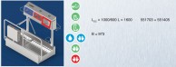 H tipo higienos šliuzas su avalynės 551703 ir rankų plovimu ir dezinfekcija 551405_2