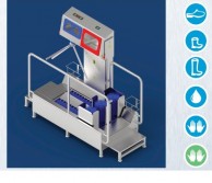Q tipo higienos šliuzas su padų, viršaus plovimu 550801 ir rankų plovimu, dezinfekcija 551412_2