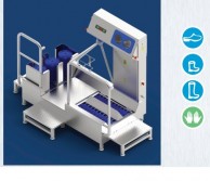 Q tipo šoninio išėjimo higienos šliuzas su padų, aulų plovimu 550801P ir rankų dezinfekcija 551408_3