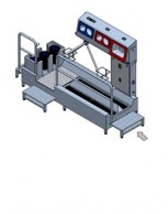 Q tipo šoninio išėjimo higienos šliuzas su padų, aulų plovimu 550803P ir rankų džiovinimu,dezinfekcija 551415_3