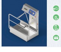 Q tipo šliuzas su padų, aulų 551701 ir rankų dezinfekcija 551408_1