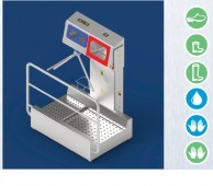 Q tipo šliuzas su padų, aulų dezinfekcija 551701 ir rankų plovimu, dezinfekcija 551412_1