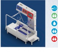 Q tipo šliuzas su padų plovimu 550810 ir rankų plovimu,džiovinimu, dezinfekcija 551415_1
