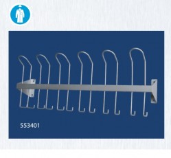 Darbo rūbų, prijuosčių, šalmų pakabos tipas 2S, mod. 55340