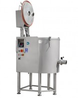 Round section cooking boiler with mechanical mixer 2