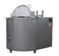 Round section cooking boiler with mechanical mixer 4