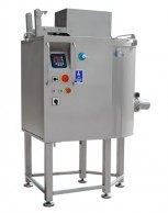 Round section cooking boiler with mechanical mixer 5