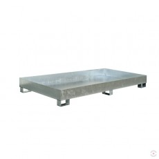 264 L cinkuota padėklinė vonia STANDARD BW1820 prasiliejimams