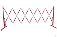Sudedamas_žirklinis_barjeras_4,0_m_40x5_ mm_raudonai_baltas