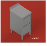 Nerūdijančio_plieno_spintelės_su_2_stalčiais_ir_bortu_mod_310301-O-310304-O