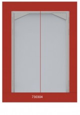 Plastikinės švytuoklinės durys mod.7303