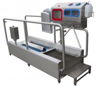 Saitary Sluice mod. 5522, Series Pass with Hand-dryer