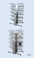 Two sides open shoes drying rack, mod. 5528