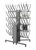 Two sides open shoes drying rack, mod. 5528b