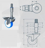 SCRB_XH_higieniški_pasisukantys_ratukai_su_stabdžiu_eskizas