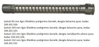 Lanksčios išpylimo prailginimo žarnelės