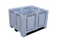 Didelė paletiinė polietileninė 680 L dėžė-2