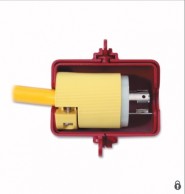 Elektros 120-240 V kištuko-šakutės blokatorius_3