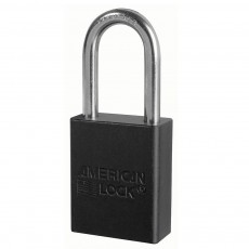 Saugos spynos, mod.A1166BLK, anoduoto aliuminio korpusas, 6mm ilgas boro plieno lankelis