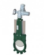 VGA4430_U04NI_peilinė_sklendė_su_AUMA_elektrine_pavara_ASA150