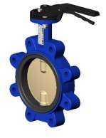 Drugelinė_sklendė_VPI4642-02_kaliojo_ketaus_korpusu_aliuminio_bronzos_disku_su_valdymo_rankena