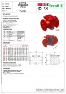 H_tipo_krepšiniai_filtrai_koštuvai_F4200_iš_kaliojo_ketaus_PN10_duomenys