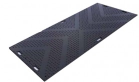 Vidutinių apkrovų grunto paviršiaus apsaugos plokštės Matting EurMat, apkrovoms iki 120 T