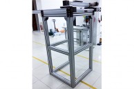 Sunkus aliuminis profilis 60x90 su dvigubais kanalais 07