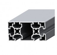 Kvadratinis, iš dviejų pusių uždaras aliuminis profilis 40x90 mm 01