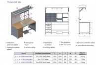 Pro Desk tipo darbo stalai